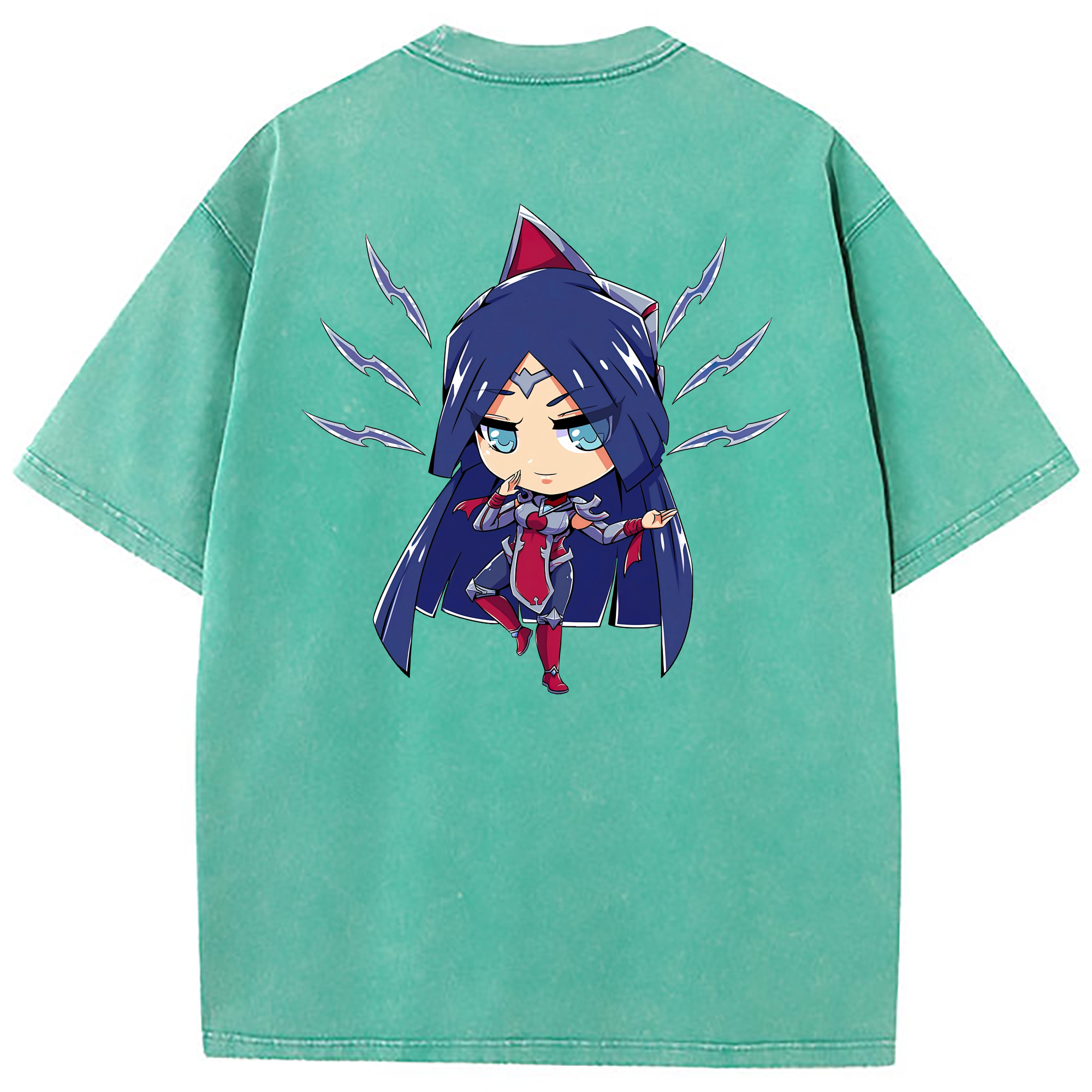（画像用） リーグ・オブ・レジェンド League of Legends LOL 綿100% ヴィンテージ風 半袖Tシャツ（背面プリント）